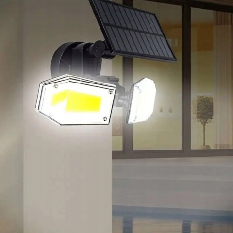 Lampa uliczna 78 W 1500 lm zasilanie solarne