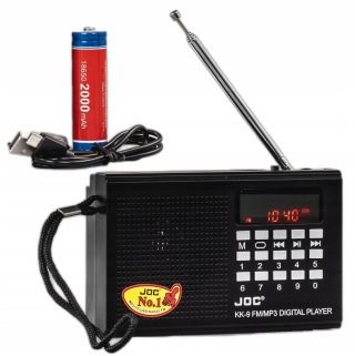 Miniradio JOC KK9 3 W czarny