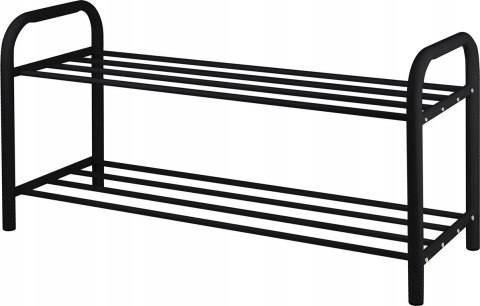 PÓŁKA NA BUTY METAL ORGANIZER SZAFKA STOJAK REGAŁ METALOWA CZARNA 1127