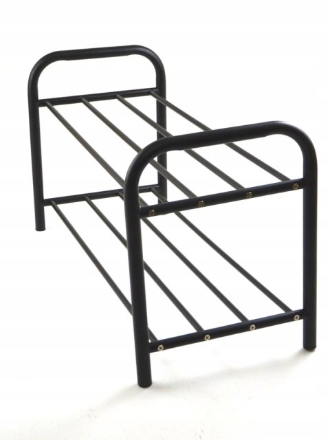 PÓŁKA NA BUTY METAL ORGANIZER SZAFKA STOJAK REGAŁ METALOWA CZARNA 1127
