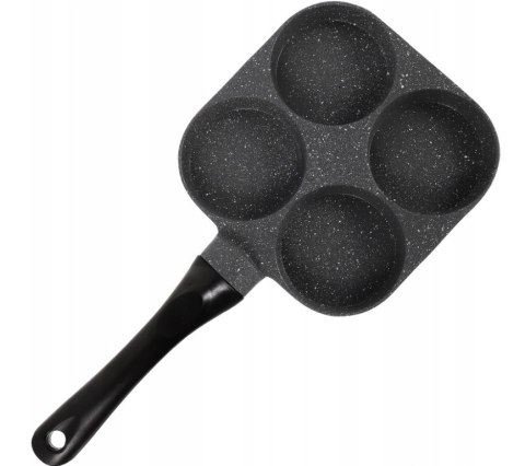 Patelnia do jajek i placków Brunbeste INDUKCJA 18 cm granitowa