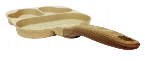 Patelnia do jajek i placków MISS KITCHEN 18 cm marmurowa