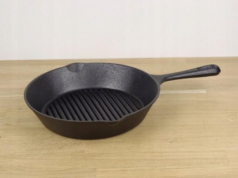 Patelnia grillowa Brunbeste PATELNIA 25 cm żeliwna