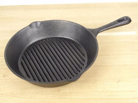 Patelnia grillowa Brunbeste PATELNIA 25 cm żeliwna