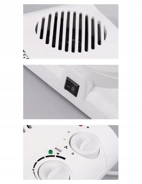 Termowentylator Elektryczny 2000W |Nagrzewnica Grzejnik Przenośny Regulacja
