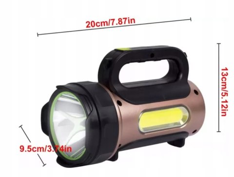 WIELOFUNKCYJNA LAMPA Solarna Solidna PRZENOŚNA 10W
