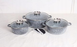 Zestaw garnków Elitehoff ceramiczne 6 el.