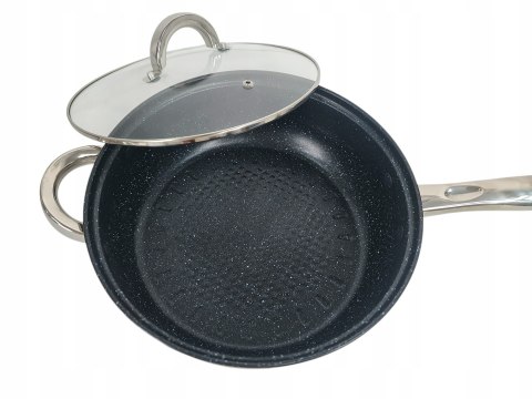 Zestaw garnków Miss Kitchen VIOLET stal nierdzewna 12 el.