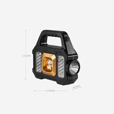 LATARKA SOLARNA KEMPINGOWA TURYSTYCZNA LED COB USB