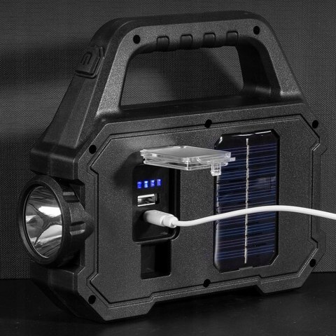 LATARKA SOLARNA KEMPINGOWA TURYSTYCZNA LED COB USB