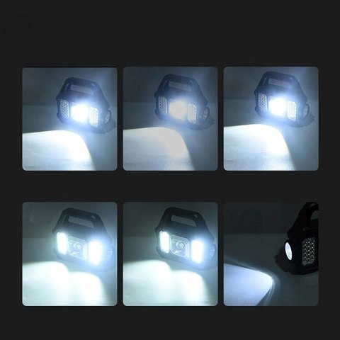 LATARKA SOLARNA KEMPINGOWA TURYSTYCZNA LED COB USB