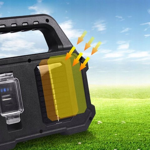LATARKA SOLARNA KEMPINGOWA TURYSTYCZNA LED COB USB