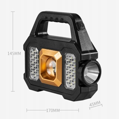 Latarka wielofunkcyjna Aptel 1200 lm LED