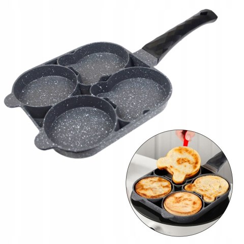 Patelnia do Smażenia Jajek Racuchów Pancakes Placków Naleśniki Indukcja Gaz