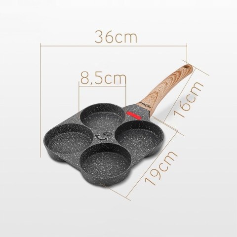 Patelnia do Smażenia Jajek Racuchów Pancakes Placków Naleśniki Indukcja Gaz