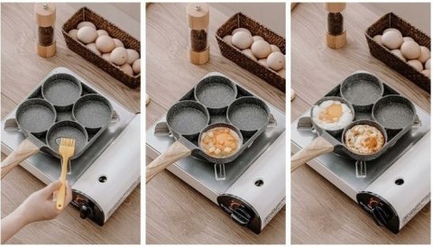 Patelnia do jajek i placków BNTrade 17 cm non-stick (nieprzywierająca)