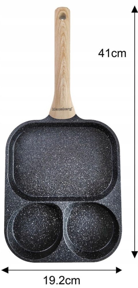 Patelnia do jajek i placków Klausberg Exclusive line 19.2cm marmurowa