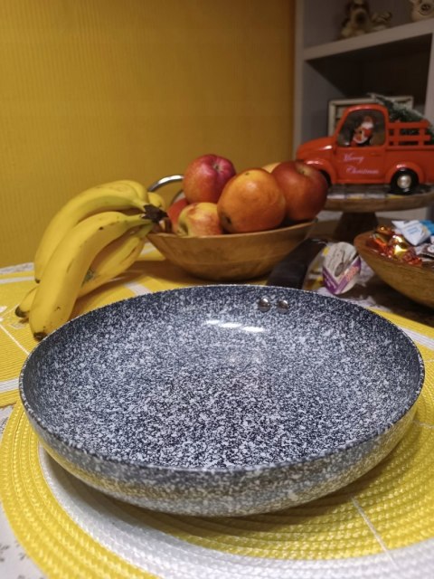 Patelnia tradycyjna Edel-Hoff 24 cm granitowa