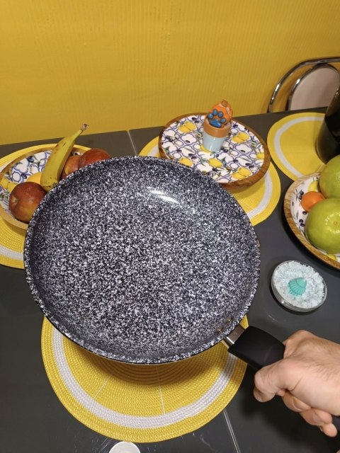 Patelnia tradycyjna Edel-Hoff 28 cm granitowa