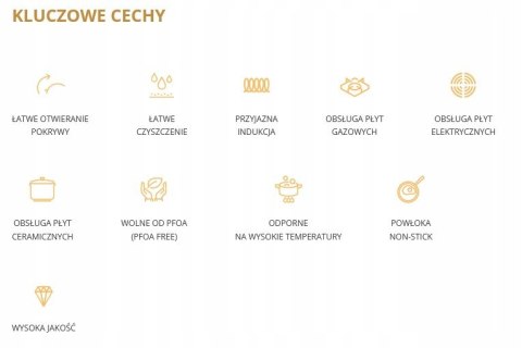 Patelnia tradycyjna Edenberg 20 cm non-stick (nieprzywierająca)