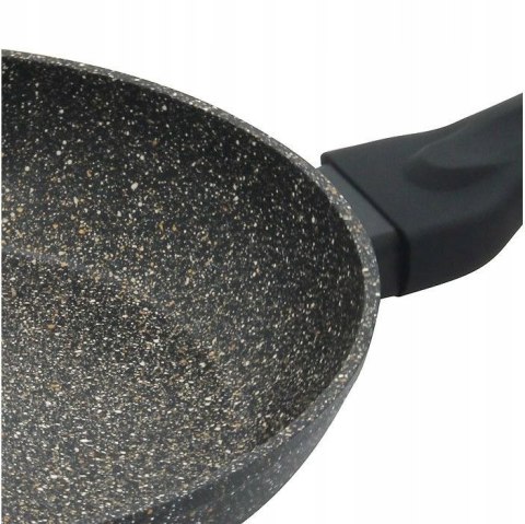 Patelnia tradycyjna marmurkowa granitowa Marmo 22 cm granitowa