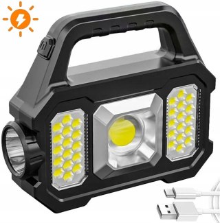 SOLARNA LATARKA POWERBANK AKUMULATOR WIELOFUNKCJA
