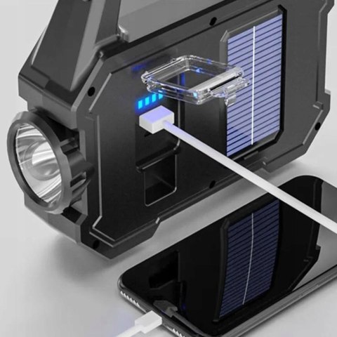SOLARNA LATARKA POWERBANK AKUMULATOR WIELOFUNKCJA