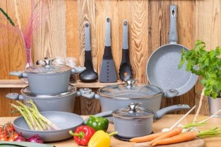 Zestaw garnków Edenberg aluminiowe 15 el.