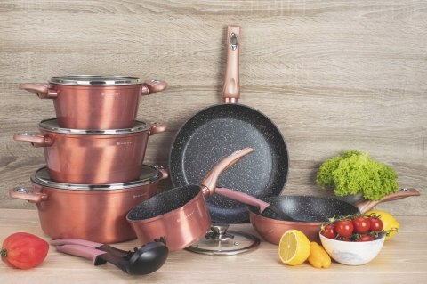 Zestaw garnków Edenberg aluminiowe 15 el.
