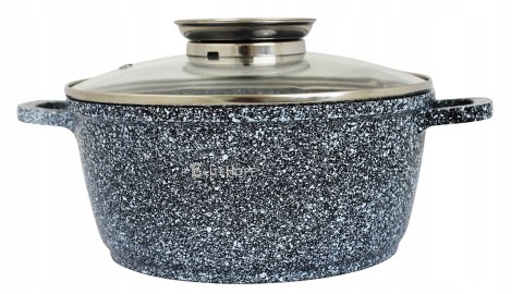 DUŻY Zestaw garnków Elitehoff aluminiowe 14 el.