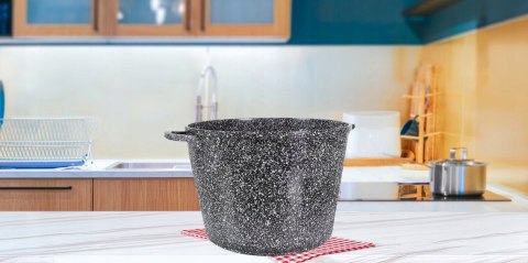 Garnek tradycyjny Elitehoff Garnki marmurkowe 6,5 l