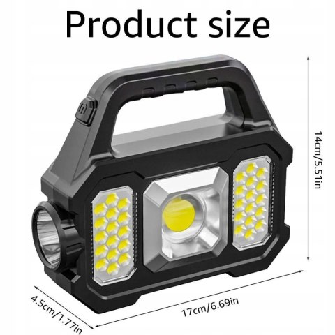 Lampa uliczna misskitchen 10 W 0 lm zasilanie solarne