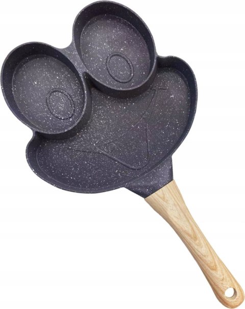 Patelnia do jajek i placków MISS KITCHEN 18 cm marmurowa
