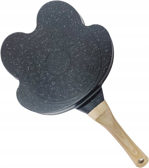Patelnia do jajek i placków MISS KITCHEN 18 cm marmurowa