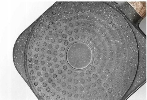Patelnia do jajek tradycyjna marmurkowa 4 sekcje 18 cm