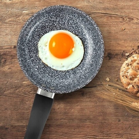 Patelnia tradycyjna Elitehoff 18 cm granitowa