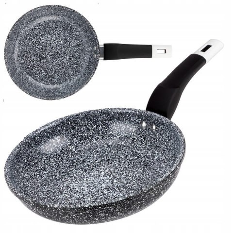 Patelnia tradycyjna Elitehoff 22 cm granitowa
