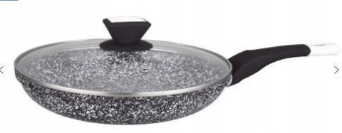 Patelnia tradycyjna Elitehoff Stonetec 16 cm marmurowa