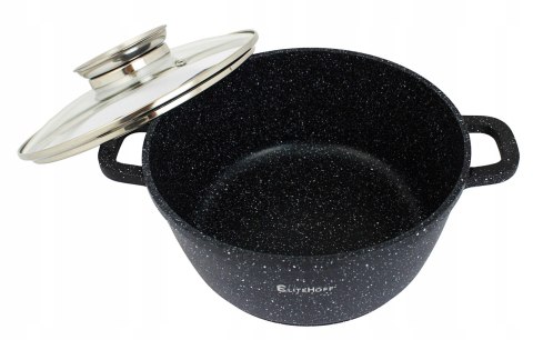 Zestaw garnków Elitehoff Marmur aluminiowe 14 el.