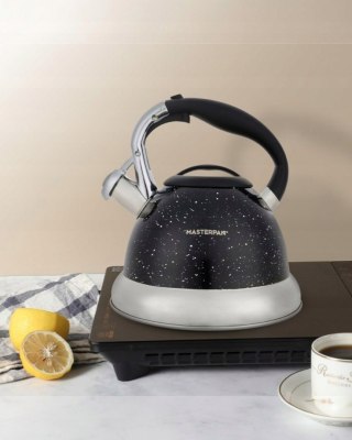 Czajnik tradycyjny stalowy Masterpan 3 l czarny