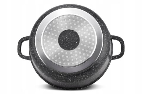 GARNEK ALUMINIUM OKRAGLY 20CM MARMUR Z INDUKCJA 2,3L MASTERPAN MP-2113