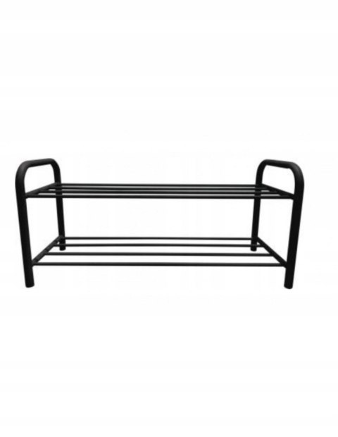 PÓŁKA NA BUTY METAL ORGANIZER SZAFKA STOJAK REGAŁ METALOWA CZARNA 1127