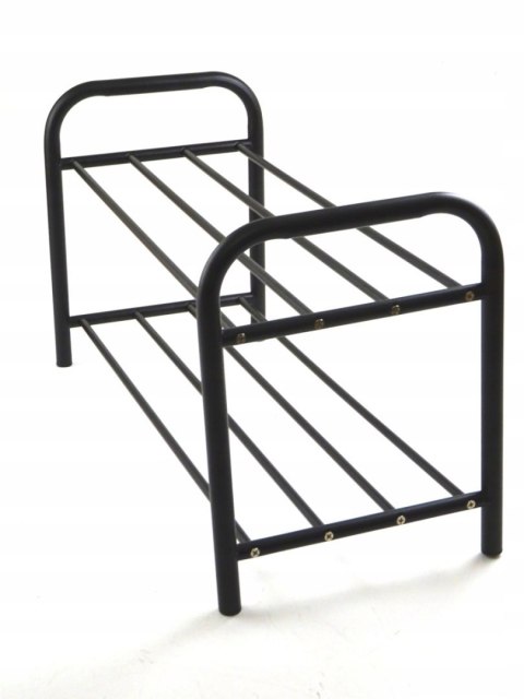 PÓŁKA NA BUTY METAL ORGANIZER SZAFKA STOJAK REGAŁ METALOWA CZARNA 1127