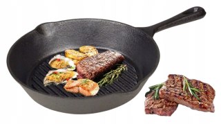 Patelnia grillowa Brunbeste PATELNIA 25 cm żeliwna