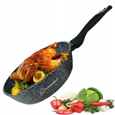 Patelnia tradycyjna 5,8 PREMIUM 24 cm aluminiowa