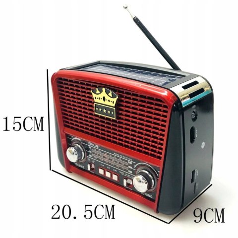 RADIO RETRO SOLARNE Z USB TWOJE STYLOWE I FUNKCJONALNE CENTRUM MUZYCZNE