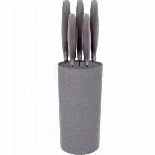 Stojak na noże Brunbeste 22 cm czarny tworzywo sztuczne