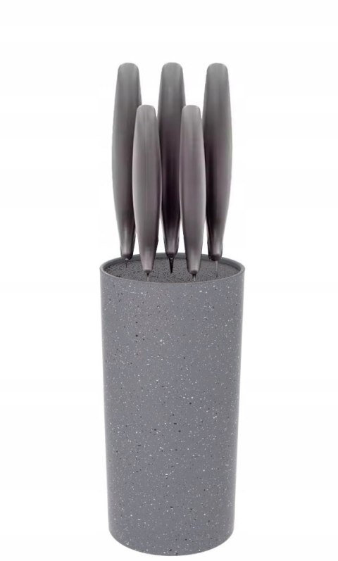 Stojak na noże Brunbeste 22 cm czarny tworzywo sztuczne