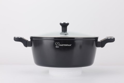 Zestaw Garnków Marmurkowych Komplet Garnki Soft Touch 8 EL. MasterPan