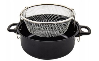 GARNEK Z KOSZYKIEM DO SMAŻENIA FRYTEK 4.0L 24cm
